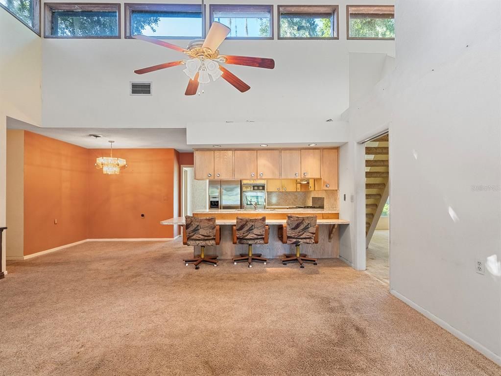 Chandelier, Interior, Kitchen