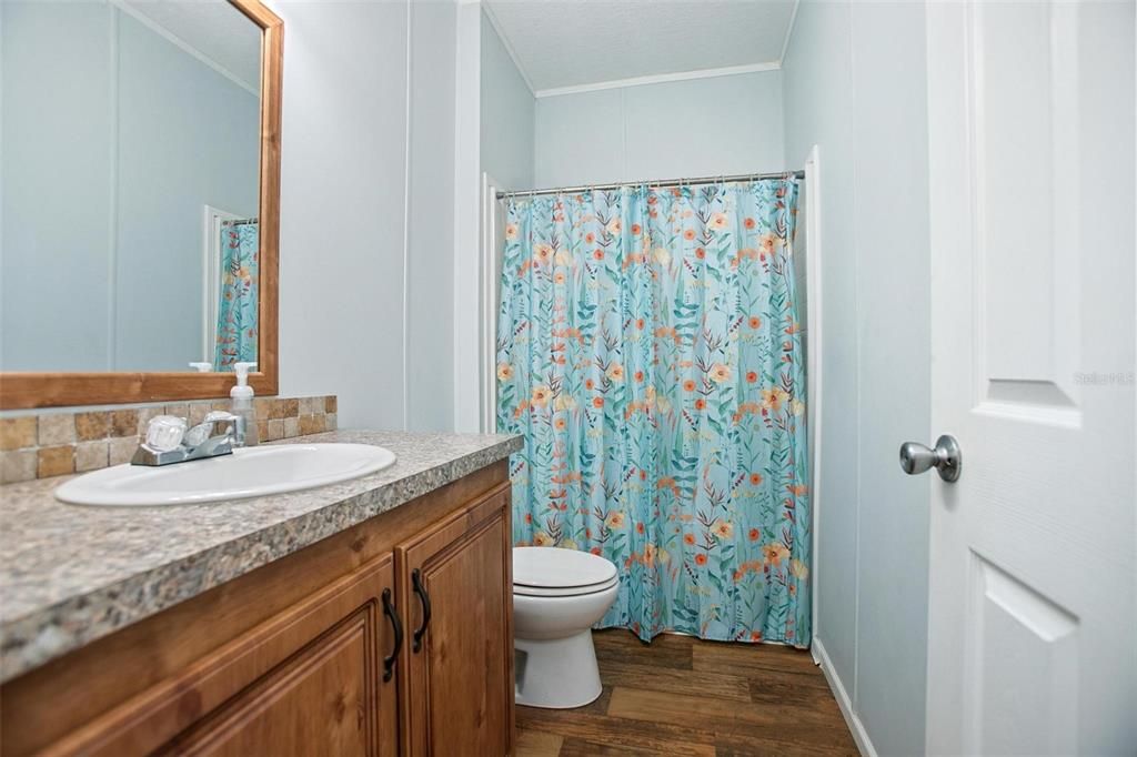 Bathroom, Interior, Wood Texture Flooring