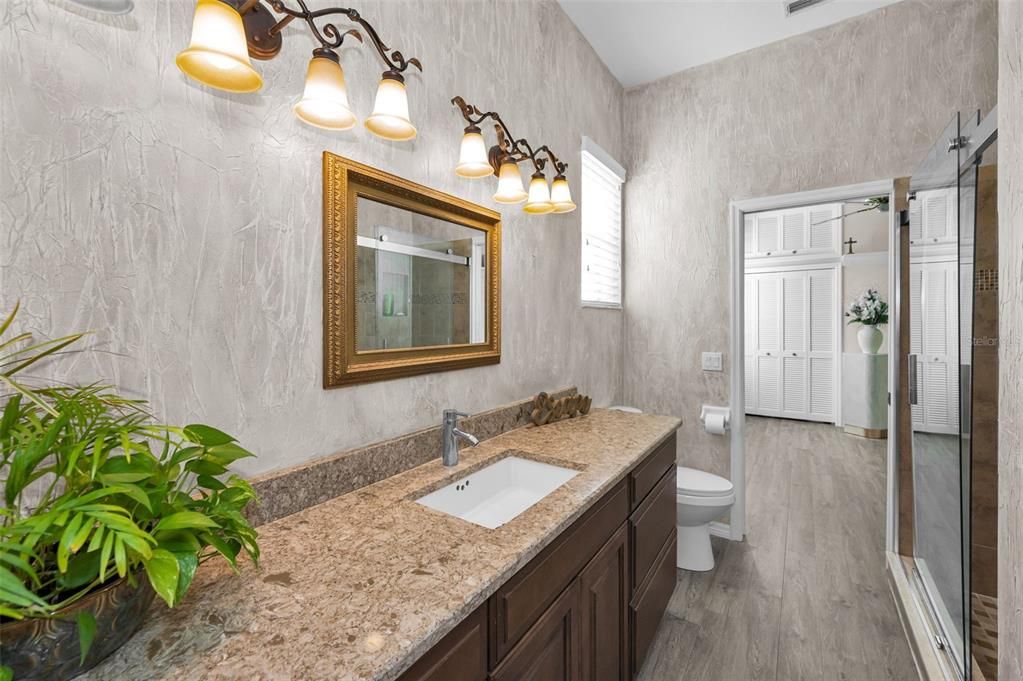 Bathroom, Interior, Wood Texture Flooring