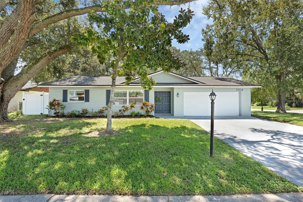 Attached, Backyard, Exterior, Facade, Ranch