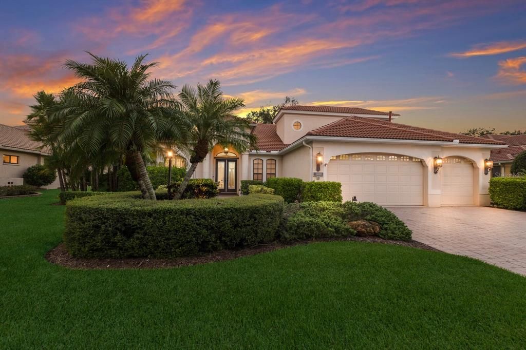 Attached, Backyard, Exterior, Facade, Mediterranean