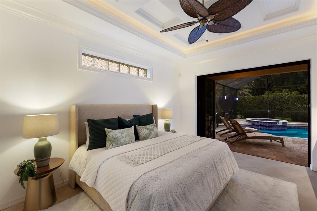 Bedroom, Interior, Pool