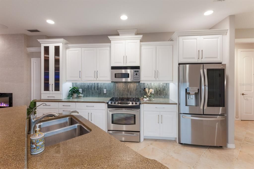Interior, Kitchen, Recessed Lighting, Stainless Steel Appliances