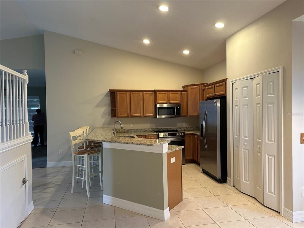 Interior, Kitchen, Recessed Lighting, Stainless Steel Appliances