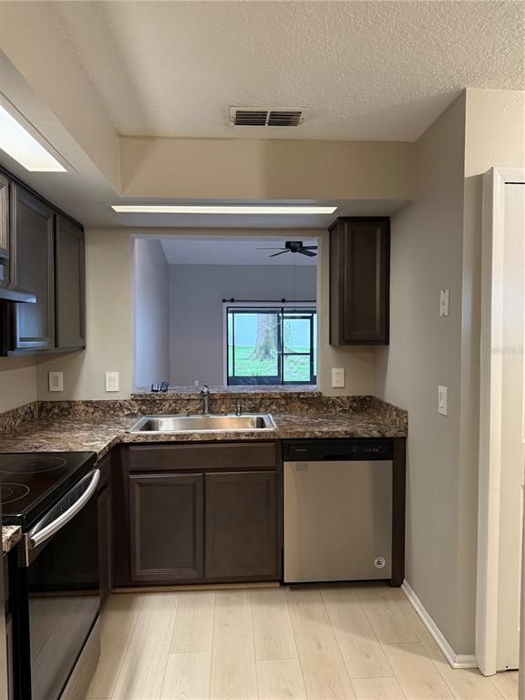 Interior, Kitchen, Wood Texture Flooring