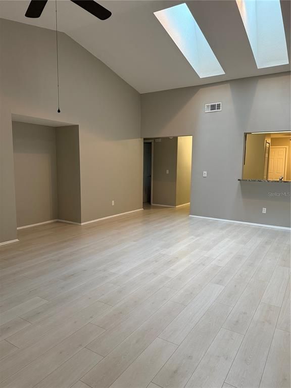 Empty room, Interior, Wood Texture Flooring