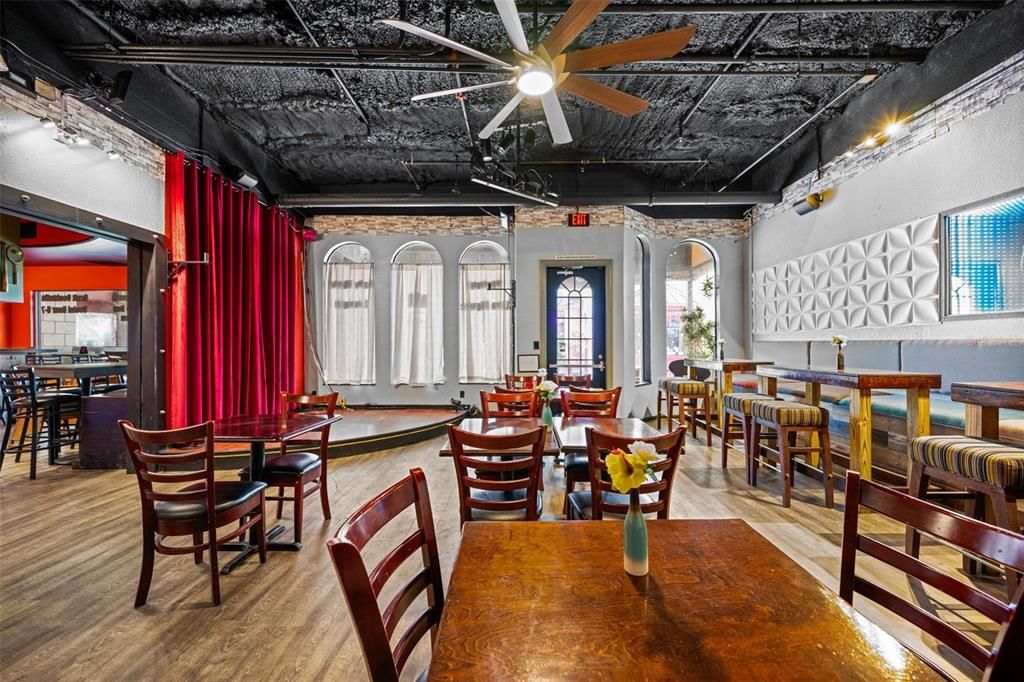 Dining room, Interior, Wood Texture Flooring