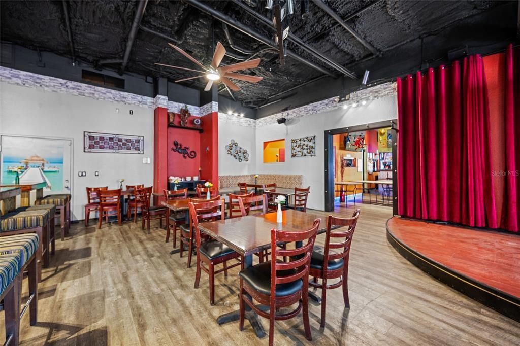 Dining room, Interior, Wood Texture Flooring