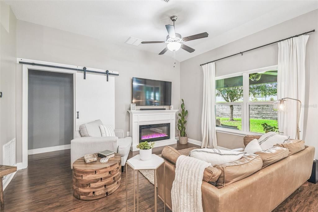 Fireplace, Interior, Living room, Wood Texture Flooring