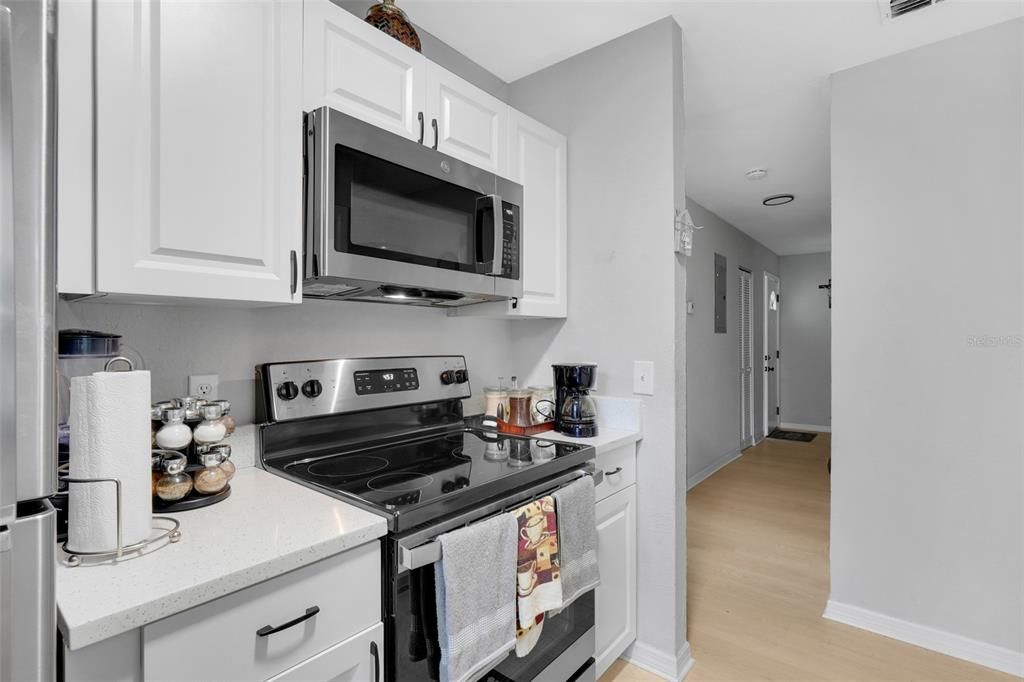 Interior, Kitchen, Wood Texture Flooring