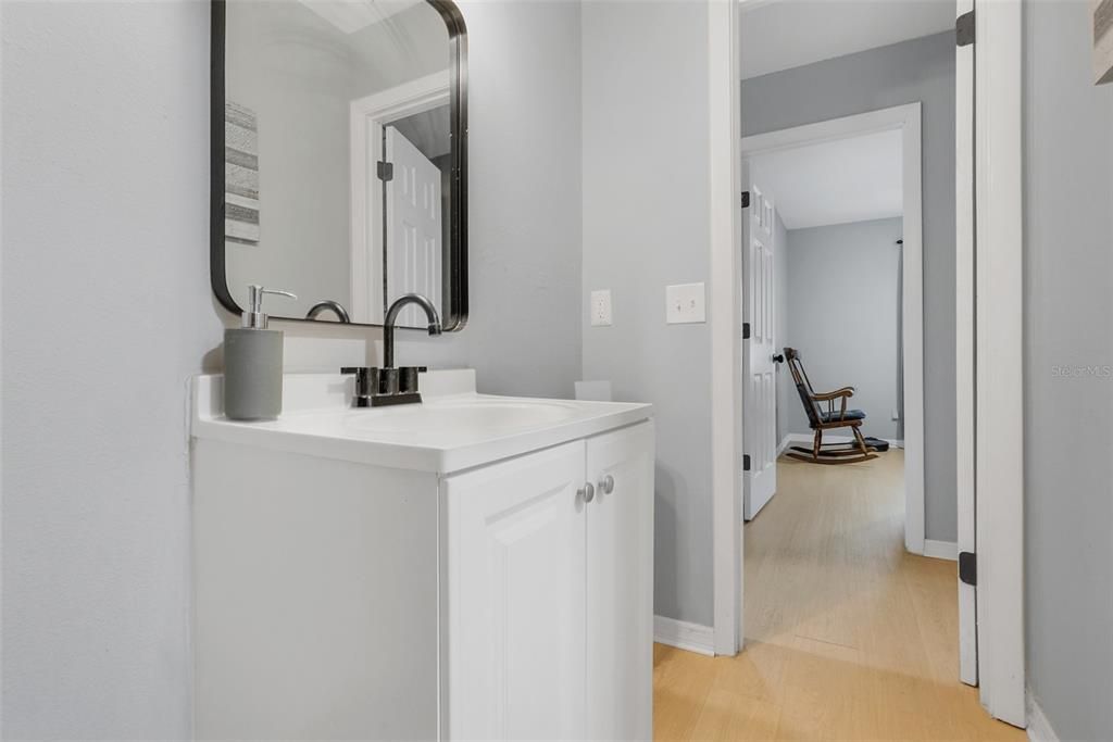 Bathroom, Interior, Wood Texture Flooring