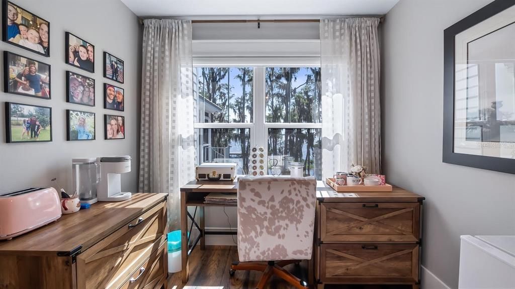 Home Office, Interior, Wood Texture Flooring