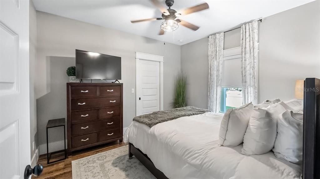 Bedroom, Interior, Wood Texture Flooring