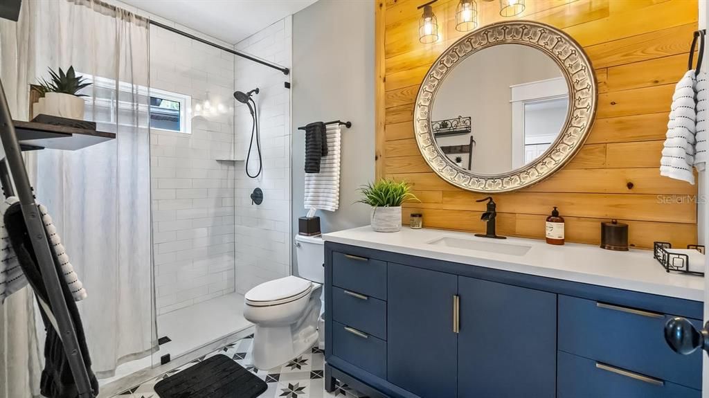 Bathroom, Glass Shower, Interior