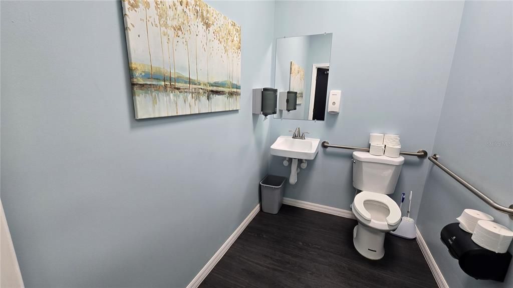 Bathroom, Interior, Wood Texture Flooring
