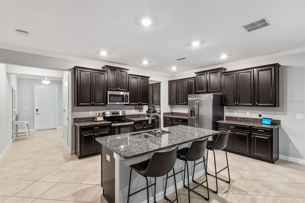 Interior, Kitchen, Recessed Lighting, Stainless Steel Appliances