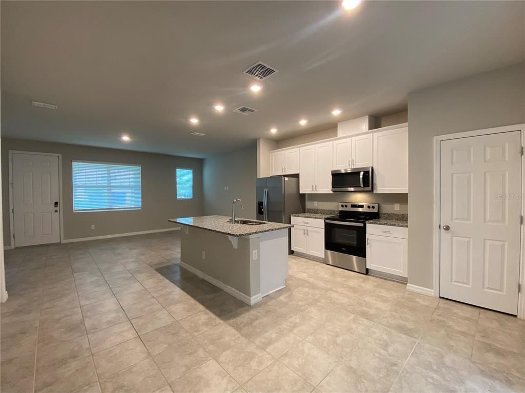 Interior, Kitchen, Recessed Lighting, Stainless Steel Appliances