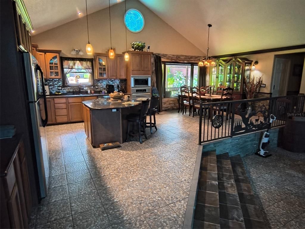 Dining room, Interior, Kitchen, Pendant Lights