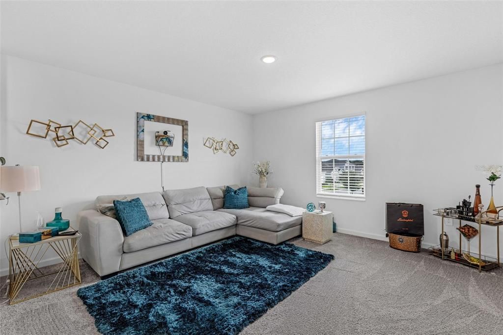 Interior, Living room, Recessed Lighting