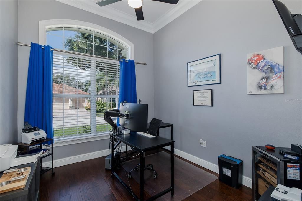 Home Office, Interior, Wood Texture Flooring
