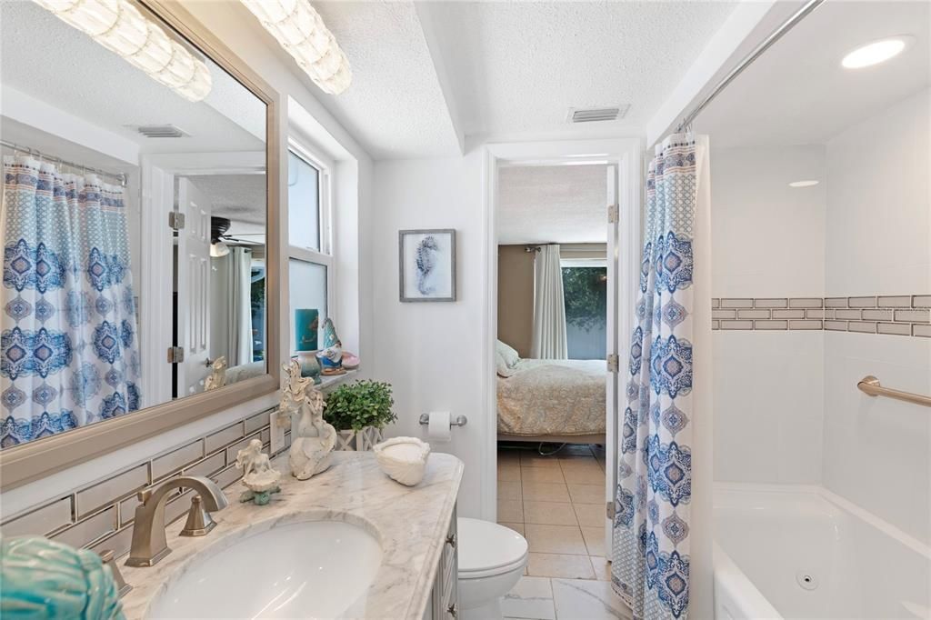 Bathroom, Bedroom, Dual Sink Vanities, Interior, Recessed Lighting