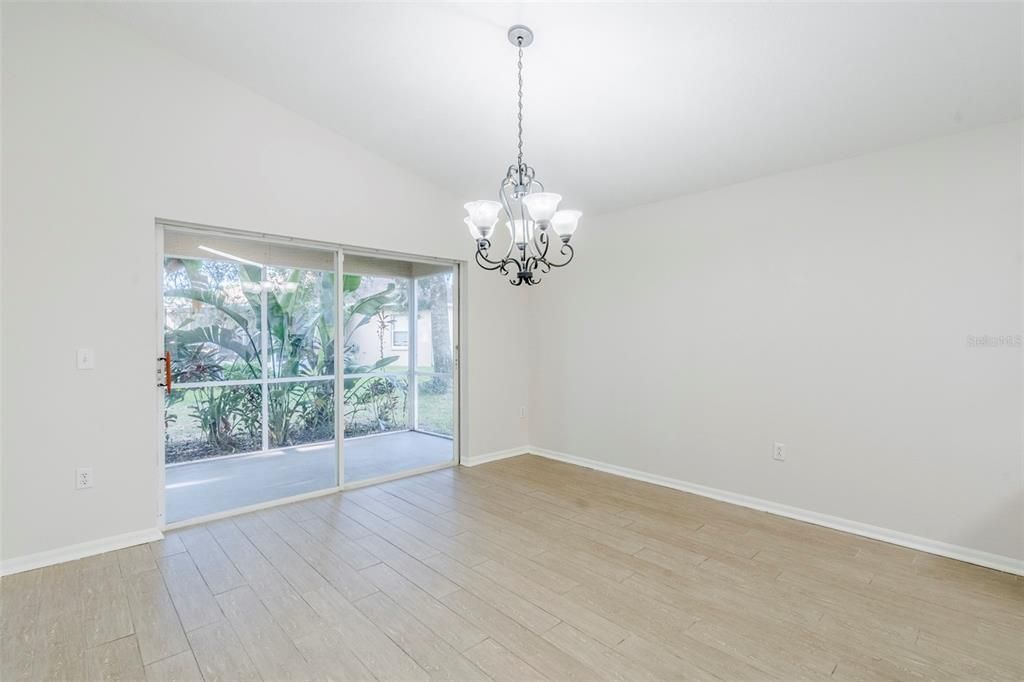 Chandelier, Empty room, Interior, Wood Texture Flooring