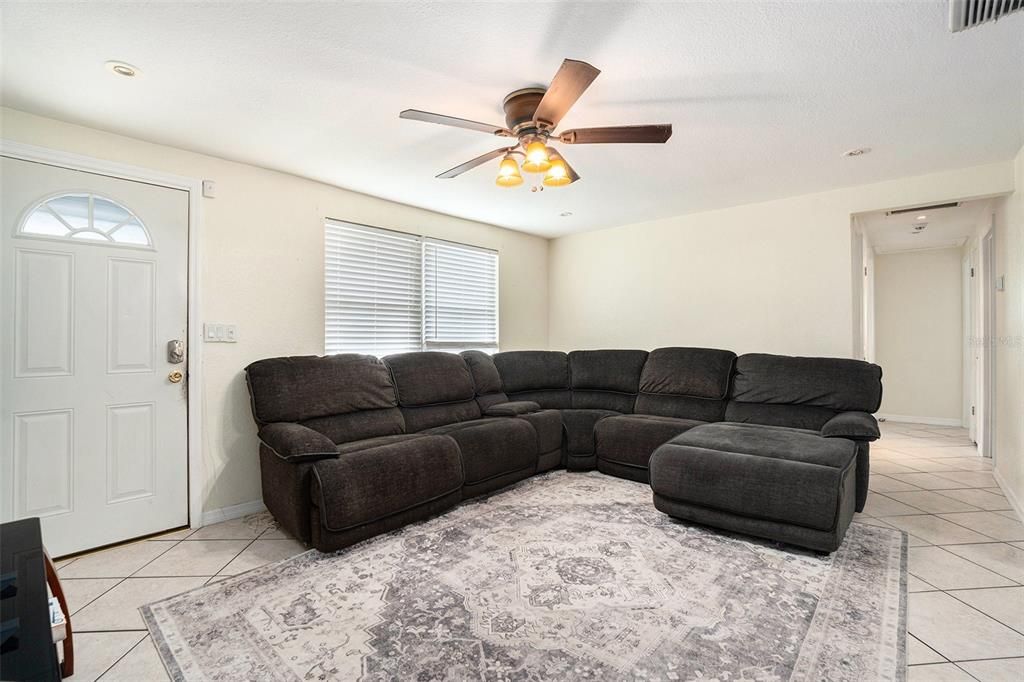 Interior, Living room, Recessed Lighting