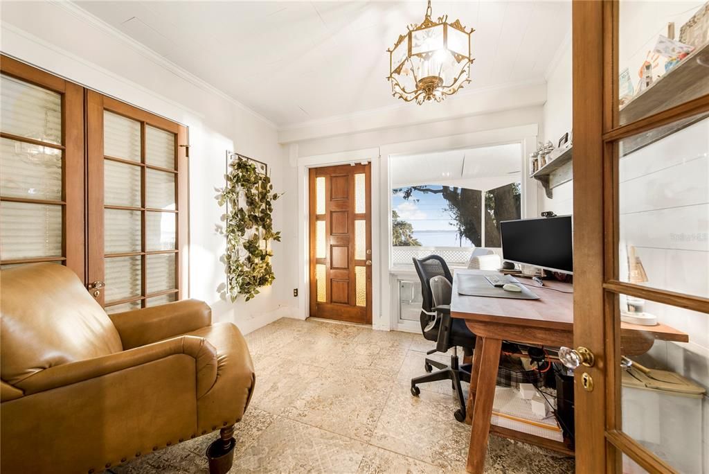 Chandelier, Home Office, Interior