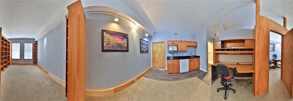 Home Office, Interior, Wood Texture Flooring