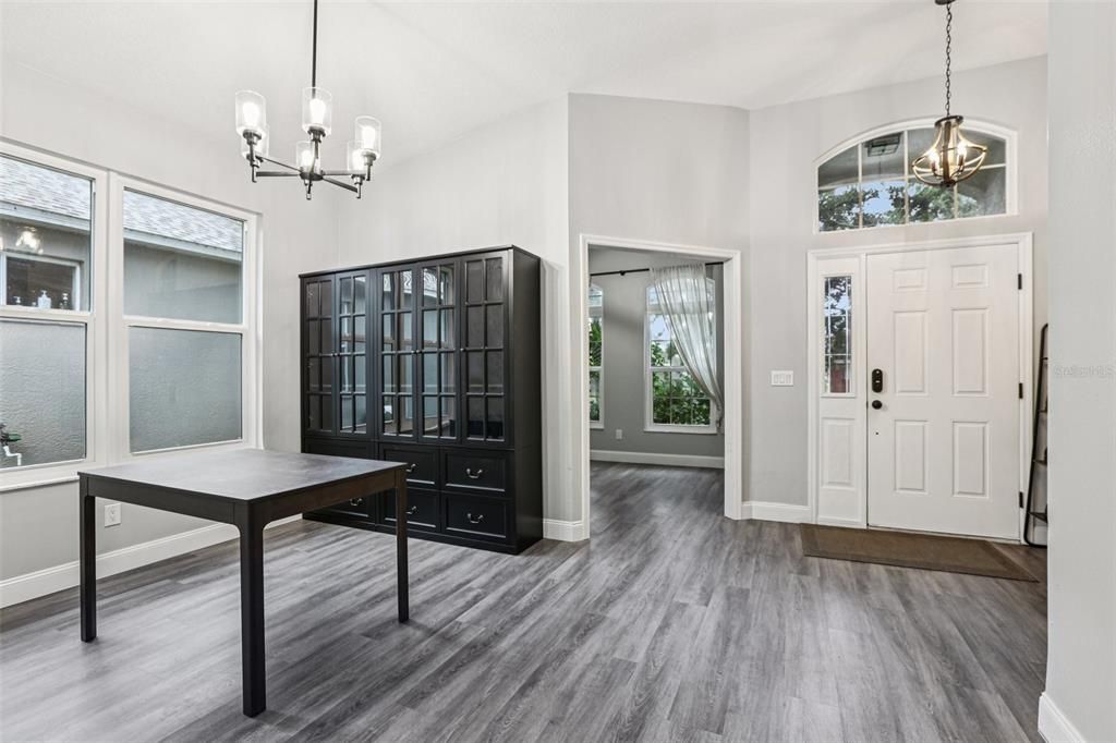 Chandelier, Interior, Pendant Lights, Wood Texture Flooring