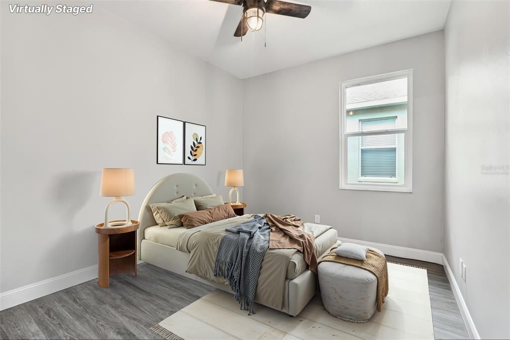 Bedroom, Interior, Wood Texture Flooring