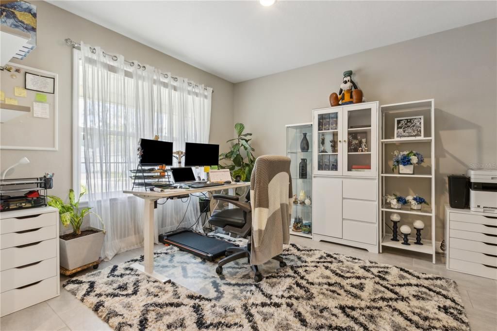 Home Office, Interior, Recessed Lighting