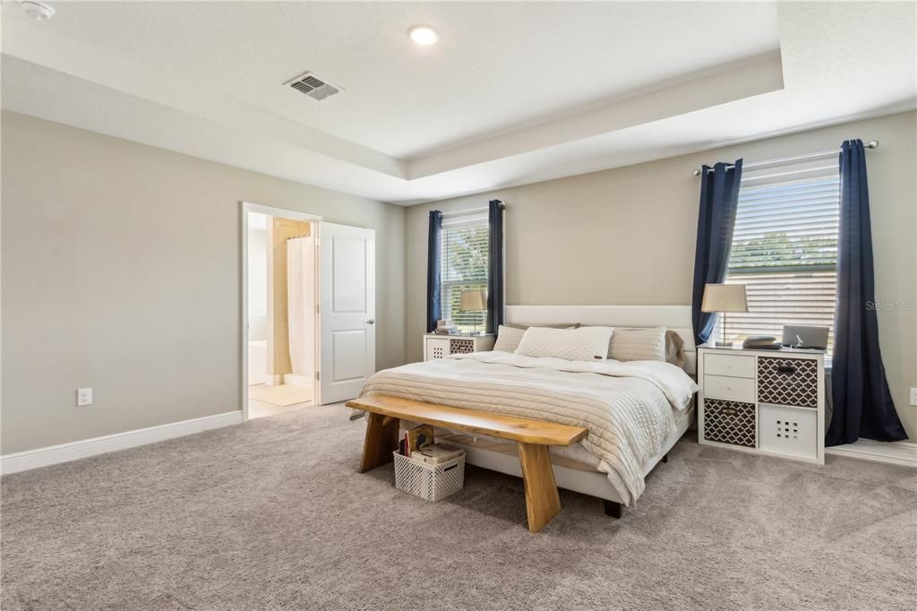 Bedroom, Interior, Recessed Lighting
