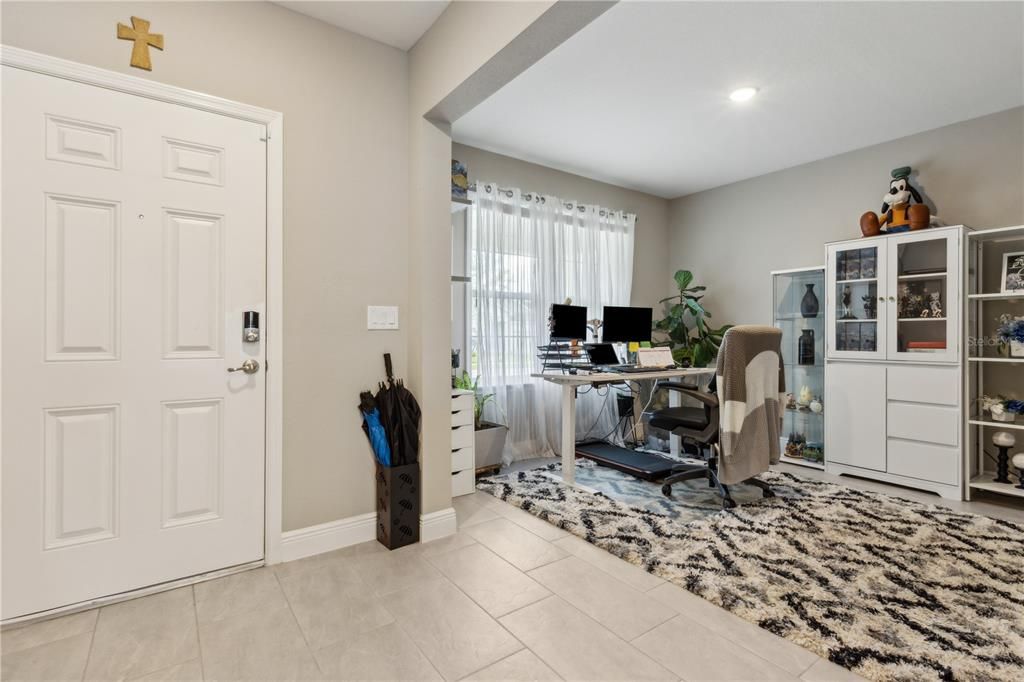 Home Office, Interior, Recessed Lighting