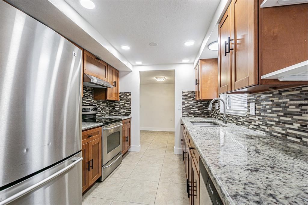 Interior, Kitchen, Recessed Lighting, Stainless Steel Appliances