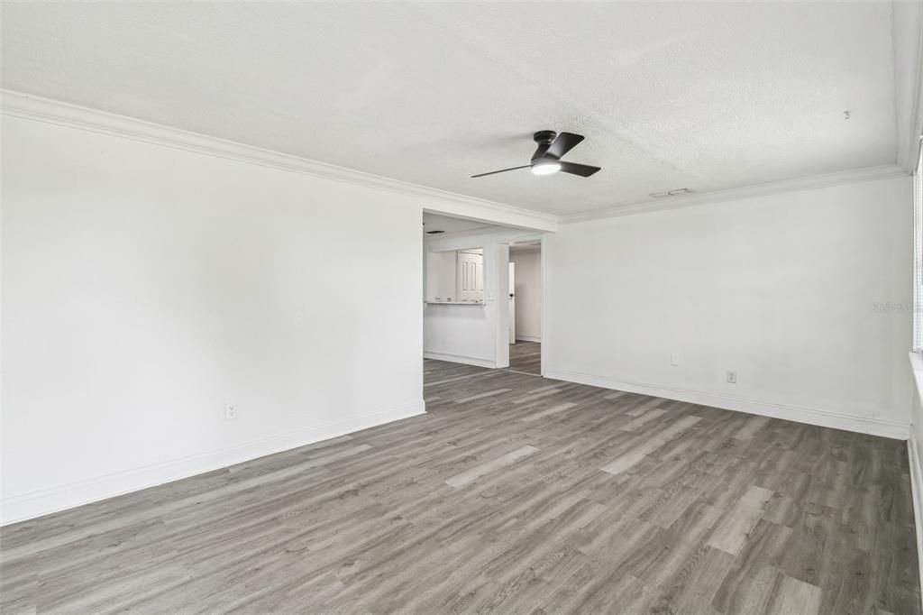 Empty room, Interior, Wood Texture Flooring