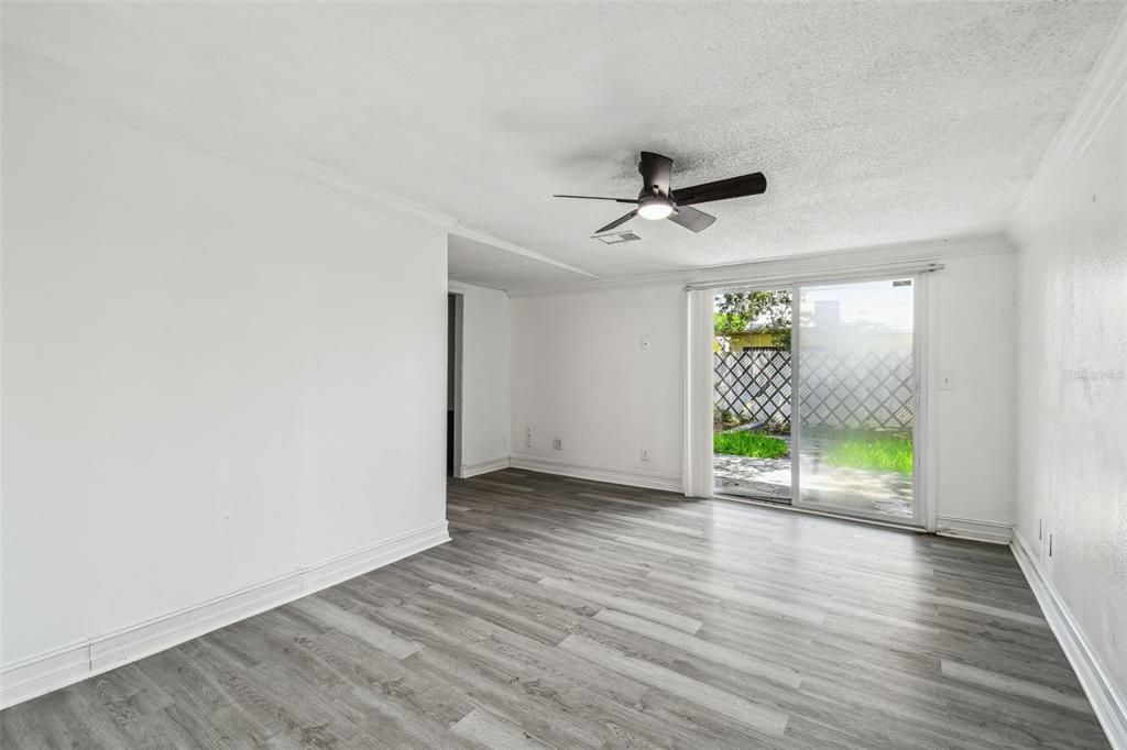 Empty room, Interior, Wood Texture Flooring