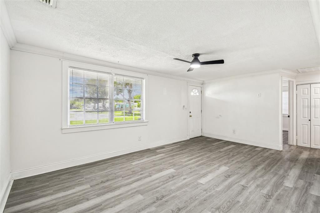 Empty room, Interior, Wood Texture Flooring