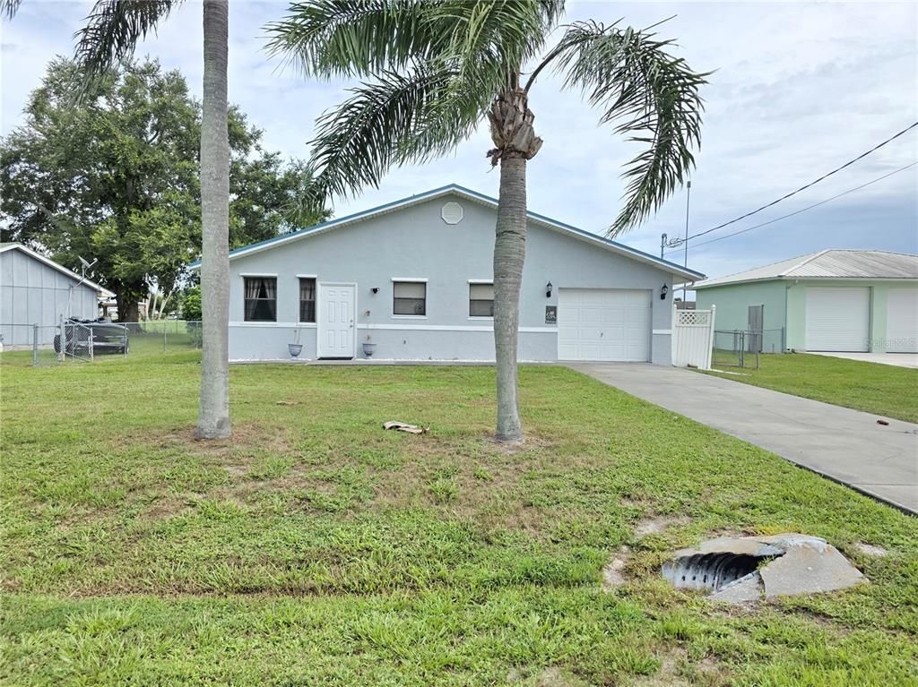 Backyard, Detached Garage, Exterior