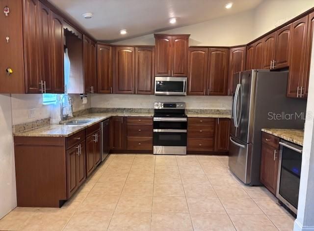 Interior, Kitchen, Recessed Lighting, Stainless Steel Appliances