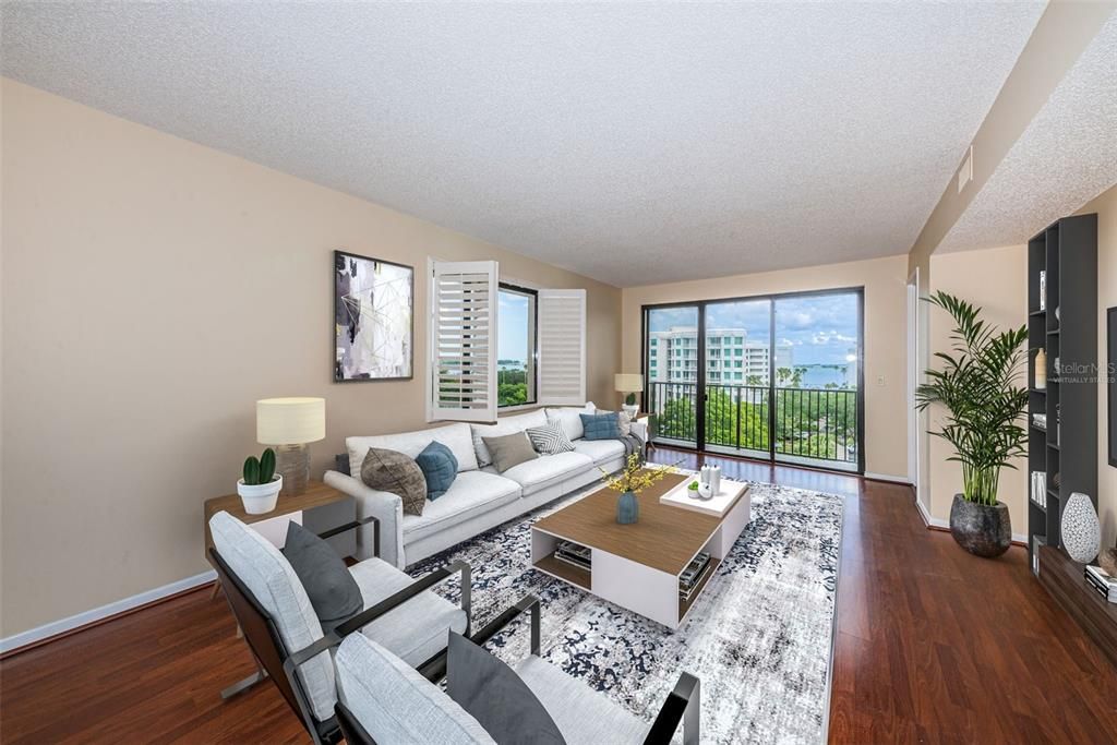 Interior, Living room, Water, Wood Texture Flooring