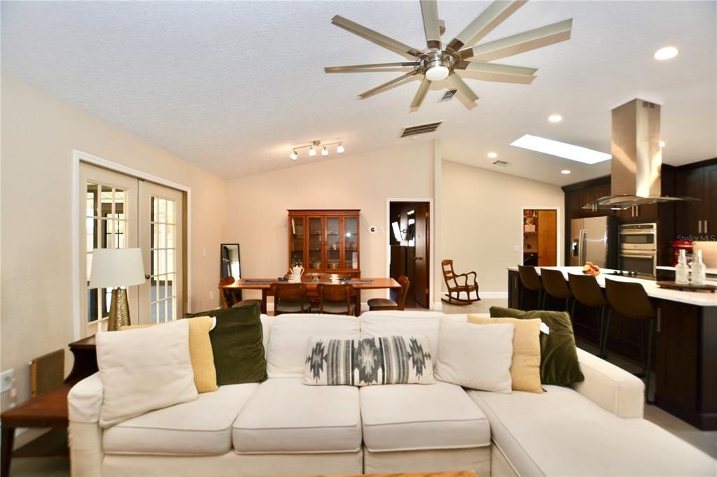Interior, Kitchen, Living room, Recessed Lighting, Stainless Steel Appliances