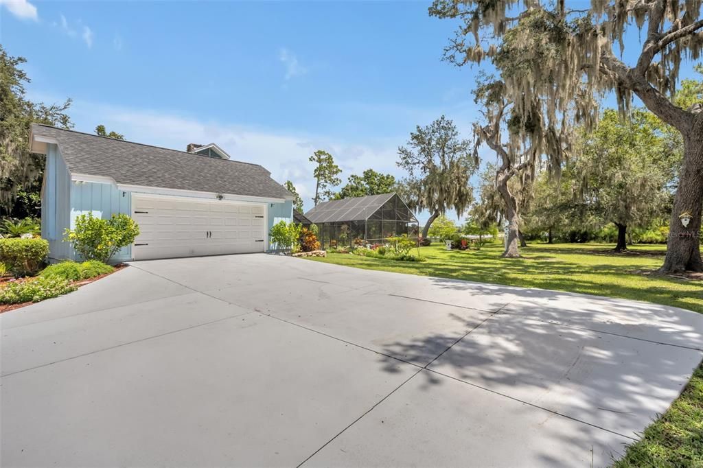 Backyard, Detached Garage, Exterior