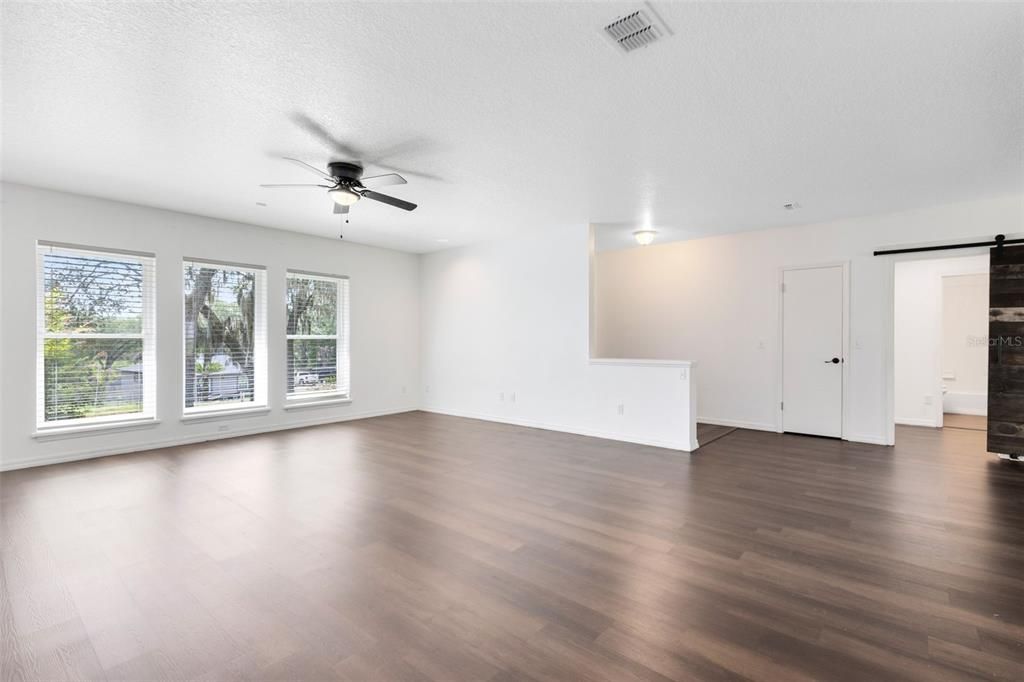 Empty room, Interior, Wood Texture Flooring