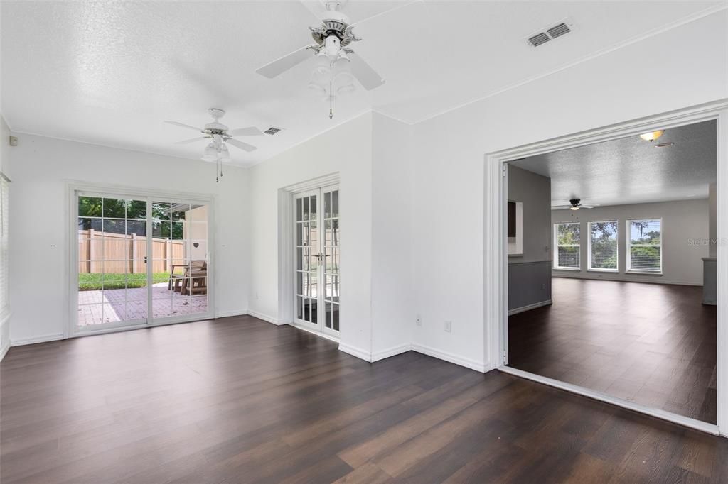 Empty room, Interior, Wood Texture Flooring