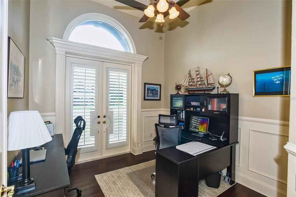 Home Office, Interior, Wood Texture Flooring