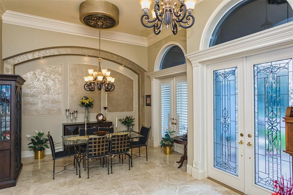 Chandelier, Dining room, Interior
