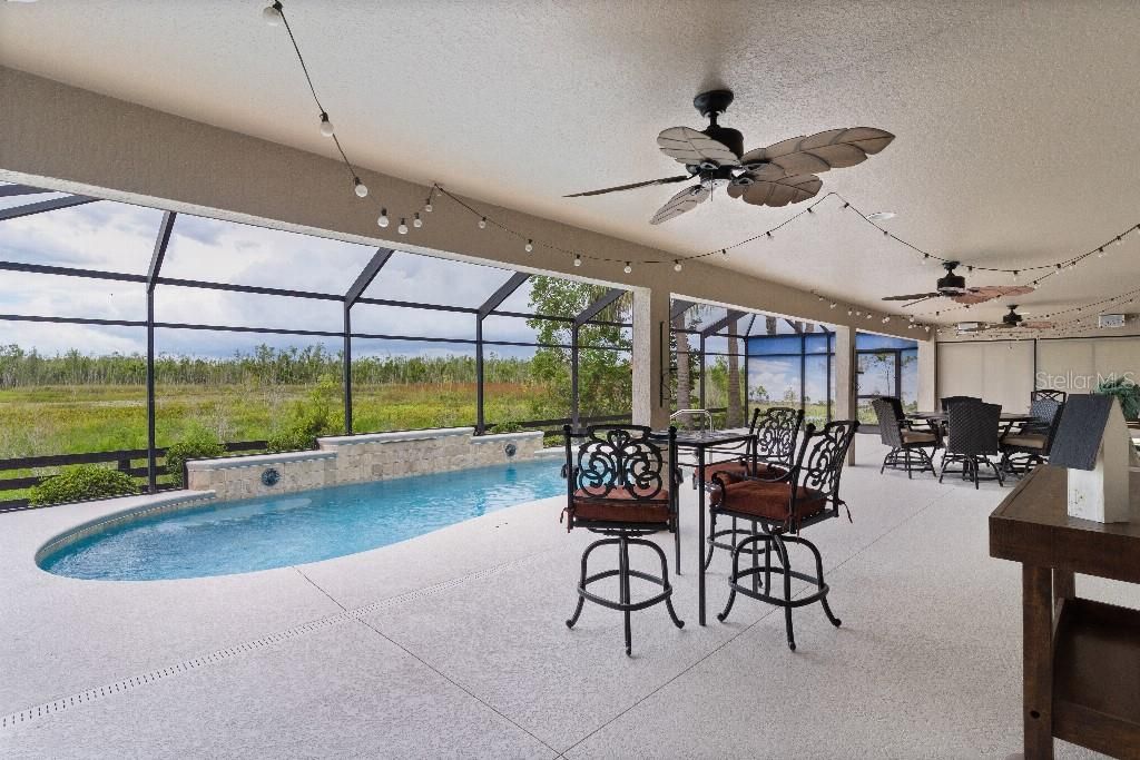 Dining room, Glass Ceilings, Interior, Pool, Sun Room