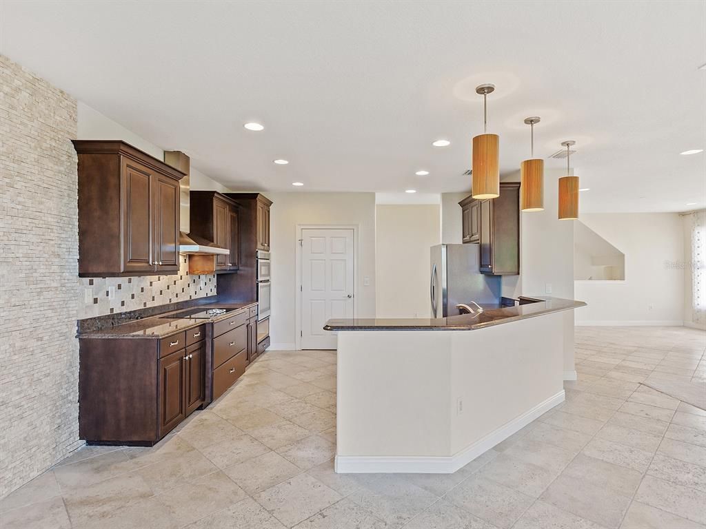 Interior, Kitchen, Pendant Lights, Recessed Lighting