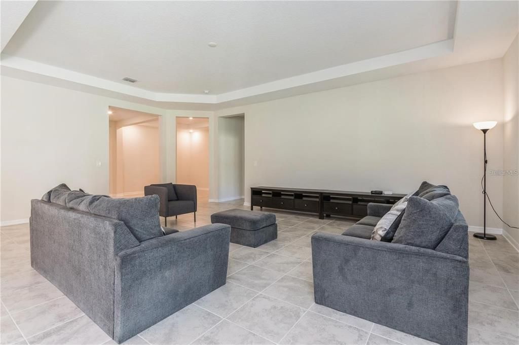 Interior, Living room, Recessed Lighting